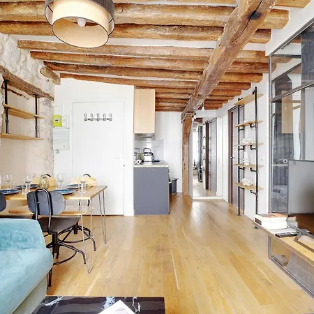 Authentic 1br 4p Arts Et Metiers Apartment Paris