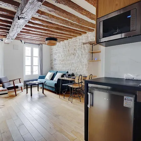 Authentic 1br 4p Arts Et Metiers Apartment